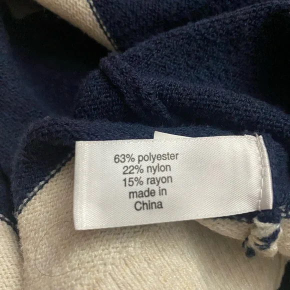 🎁Lane Bryant Navy and Cream Polo Shirt - Picture 5 of 5